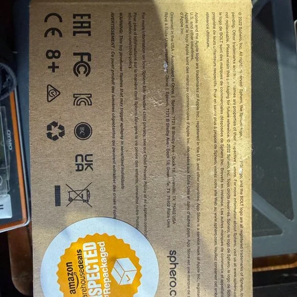 Sphero BOLT App-Enabled Robot Ball Toy W/ Programmable Sensors LED-Open Box Learning Toys